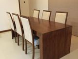 Dining Table with 6 Cushion Chairs -Li 74