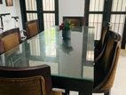 Dining Table with 6 Cushioned Chairs