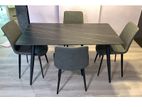 Dining Table with Chairs Granite