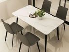 dining table with chairs granite met