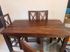 Dining Table with Chairs (Teak)