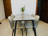 Dining Table with Cushion Chairs