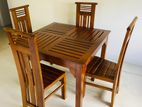 Dining Table with Four Chairs