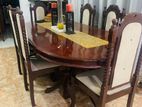 Dining Table with Six Chairs