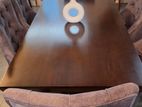 Dining Teak Table with 6 Chairs