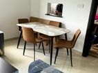 Dinner Table with Cushion Chairs