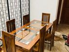 Dinning Table Teak 6 Chairs