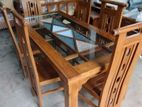 Dinning Table Teak 6 Chairs