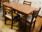 Dinning Table with 4 Cushion Chairs