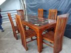 dinning table with 6 chairs (N-17)