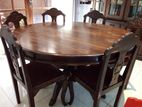 Dinning Table with Chairs Nadun Wood