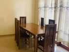 Dinning Table with Teak Chairs