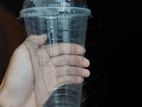 Disposable cups with leads ( 0,7 L // 100 pcs)