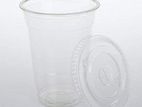 Disposable Plastic Cups with Lid 360ML