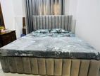 Divan bed with mattress white 72*60".