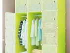 DIY 12 Cubes Storage Wardrobe- Plastic