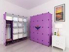 DIY- 16 Cubes Storage- Wardrobe - Cupboard- (Blue) colour