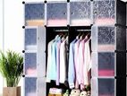 DIY- 16 Cubes Storage- Wardrobe - Cupboard- (Blue) colour