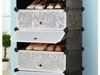 DIY 5 Layer Shoe Rack - Doors