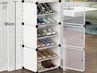 DIY 6 Shelf Shoe Rack - Storage Drawer