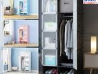 DIY 8 Doors Cubes Storage with Shoe Rack - High Quality