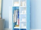 DIY 8 Doors Cubes Storage with Shoe Rack (White or Pink) colours