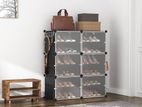 DIY Double Side 6 Layer Shoe Rack