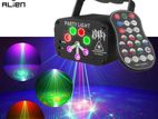 DJ light 5 color 128 Patterns Party Disco 8 LED Stage new -