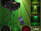 DJ light laser 2 color LED R&G Disco / 20 pattern 230v