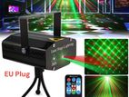 DJ light laser 2 color LED R&G Disco 20 pattern 230v new