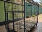 Dog Cage with Wheels