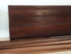 Double Bed 62' × 76' (Teak - තේක්ක)