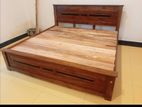 Double Bed 6x6 Teak with Layer Spring Mettres