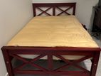 Double Bed 72x48 With Mattress