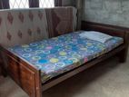 Double Bed Teak Wood