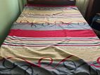 Double bed with mattress