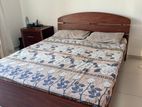 Double Bed with Side Table