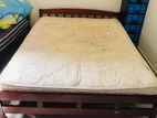 Double Bed with Spring Mattress