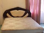 Double Bed with Spring Mattress