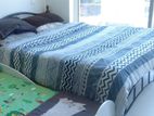 Double bed with thick mattress for sale from Dubai
