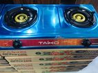 double burner gas cooker