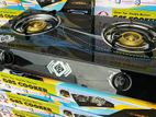 Double Burner Glass Top Gas Cooker