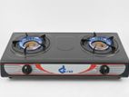 Double Burner Non Stick Gas Cooker