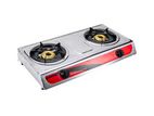 Double Burner Stainless Steel Gas Cooker Cosmo