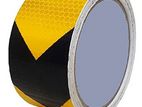 Double Color Safety Reflective Tape - Black & Yellow 5m