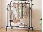Double Drainer - Simple Clothes Floor Rack- Metal Rack