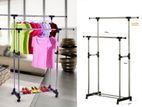 Double Pole Cloth Rack - Adjustable 4ft S