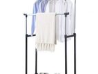 Double Pole Cloth Rack - Adjustable bars