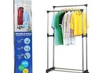 Double pole cloth stand