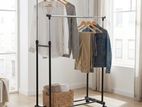 Double Pole Clothes Rack